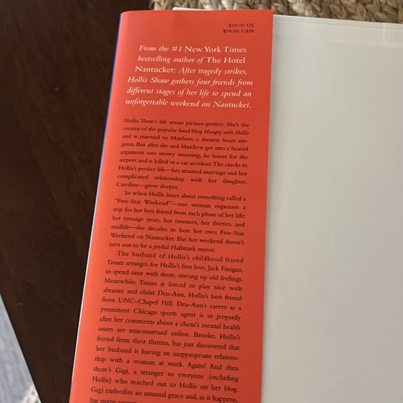 The Five-Star Weekend by Elin Hilderbrand Hardcover - Picture 2 of 3